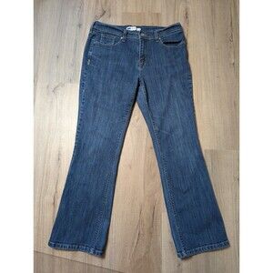 Levi's 515 Bootcut Jeans Size 10 Short Dark Blue Stretch Flap Pockets Women's
